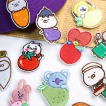 可定製造型刺繡襟章布貼